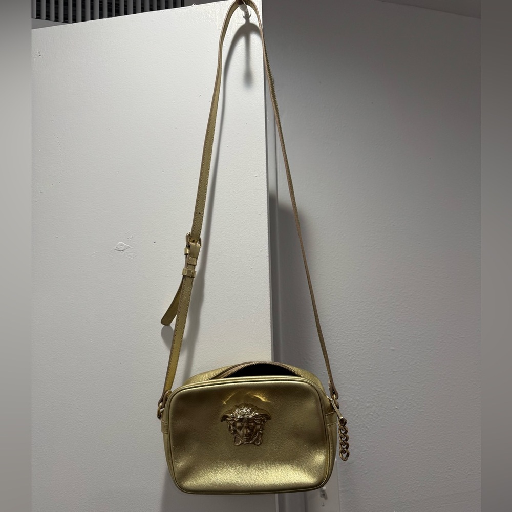 Gold Versace crossbody
